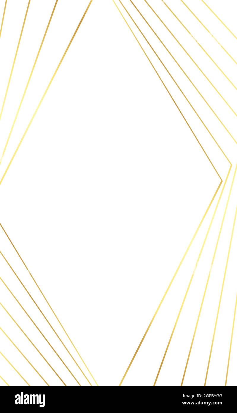 Abstract white background with golden lines - Vector illustration Stock ...