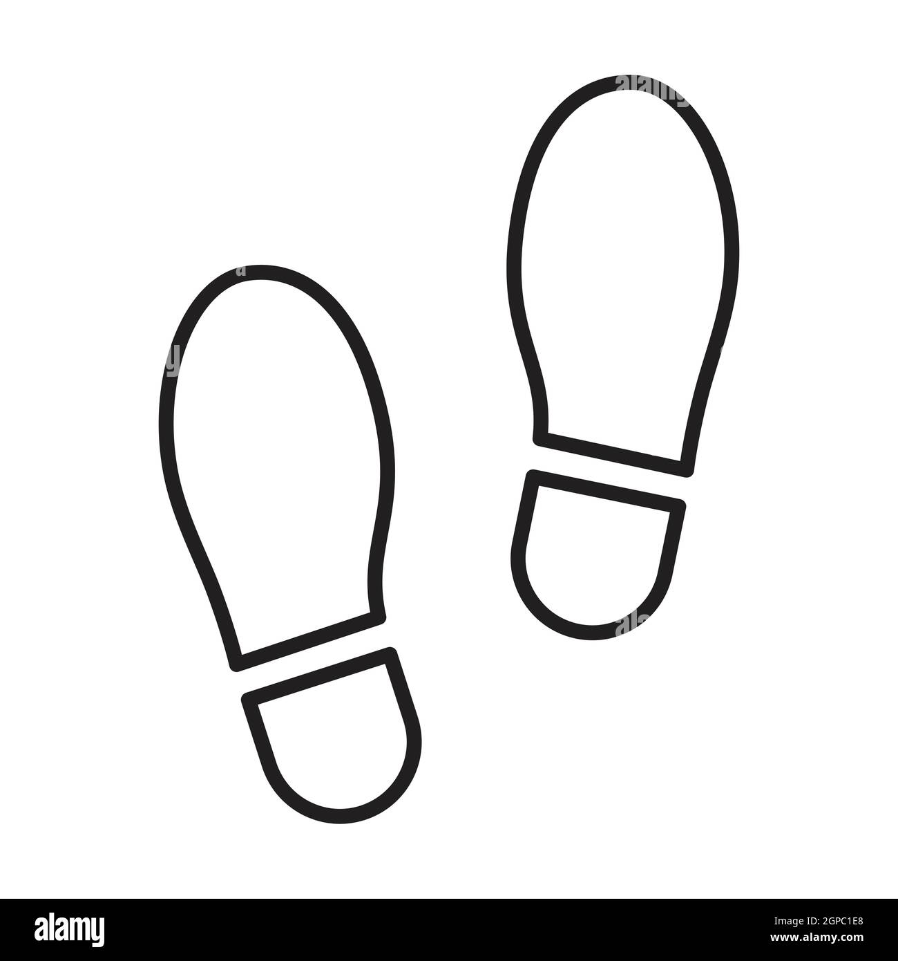 Shoe print clip art black and white