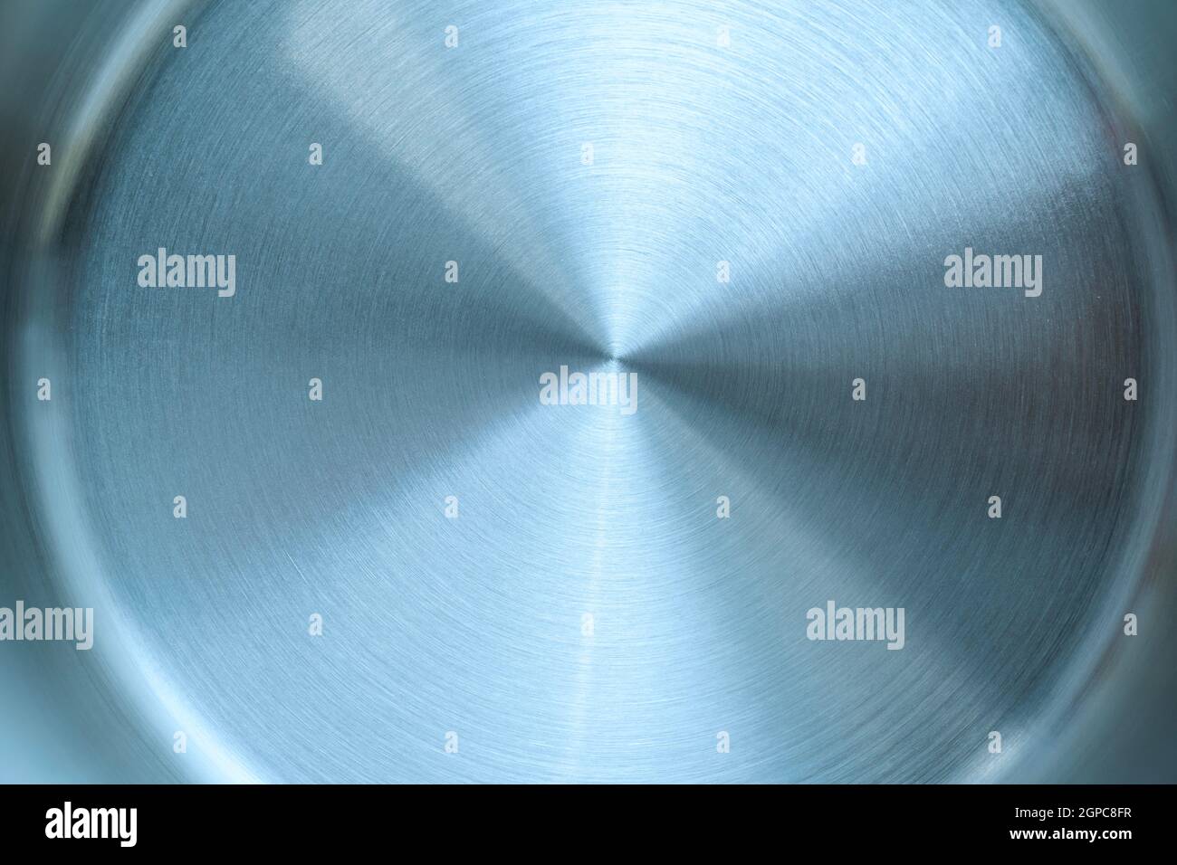 Gray metal texture of circular pattern Stock Photo