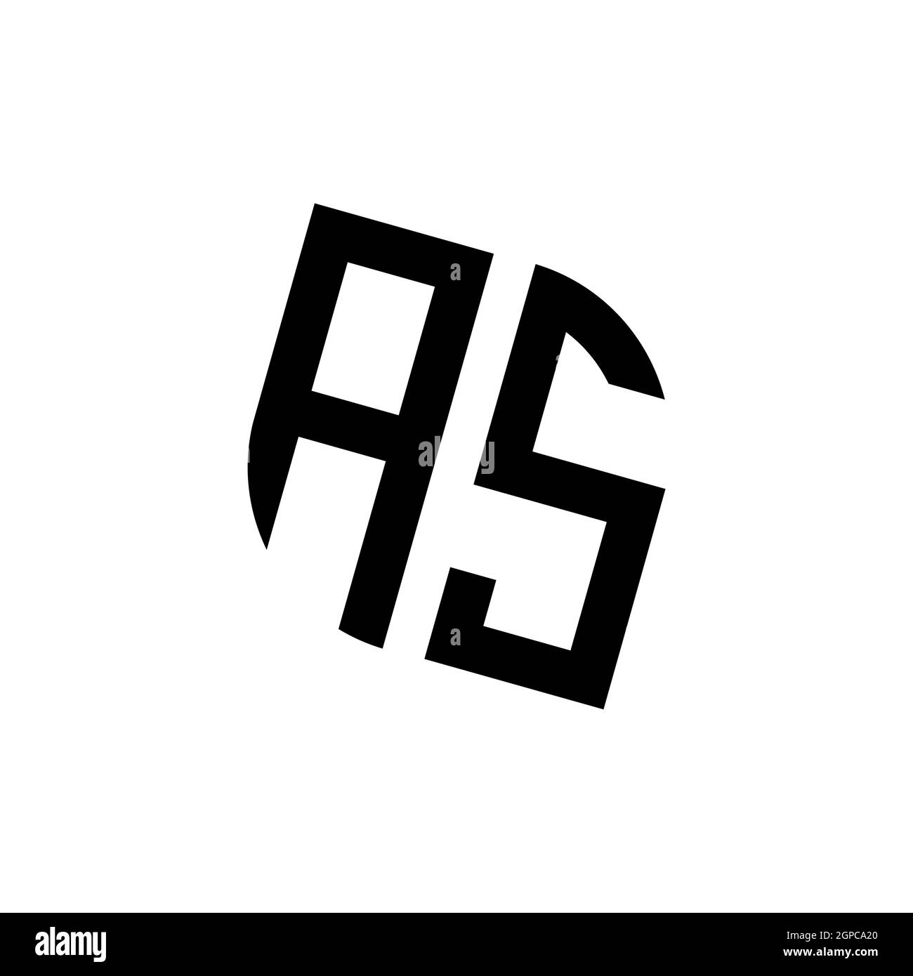 AR logo with golden diamond shape style vector, monogram geometric ...