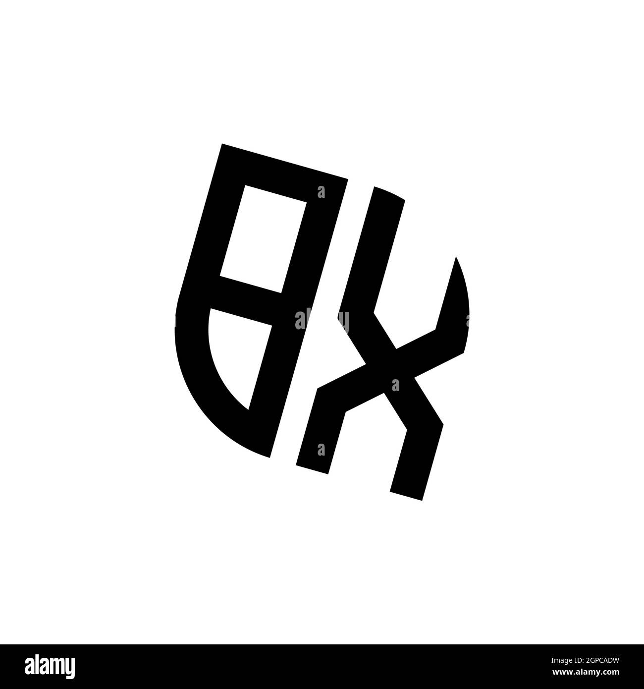 BU logo with golden diamond shape style vector, monogram geometric golden shape style isolated in black background Stock Vector