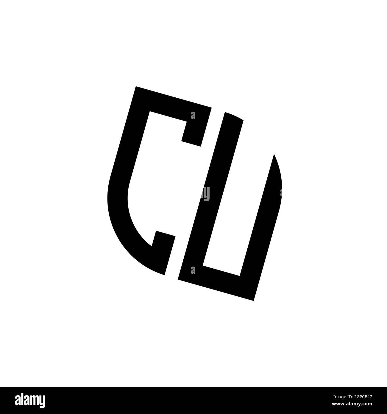 CQ logo with golden diamond shape style vector, monogram geometric ...