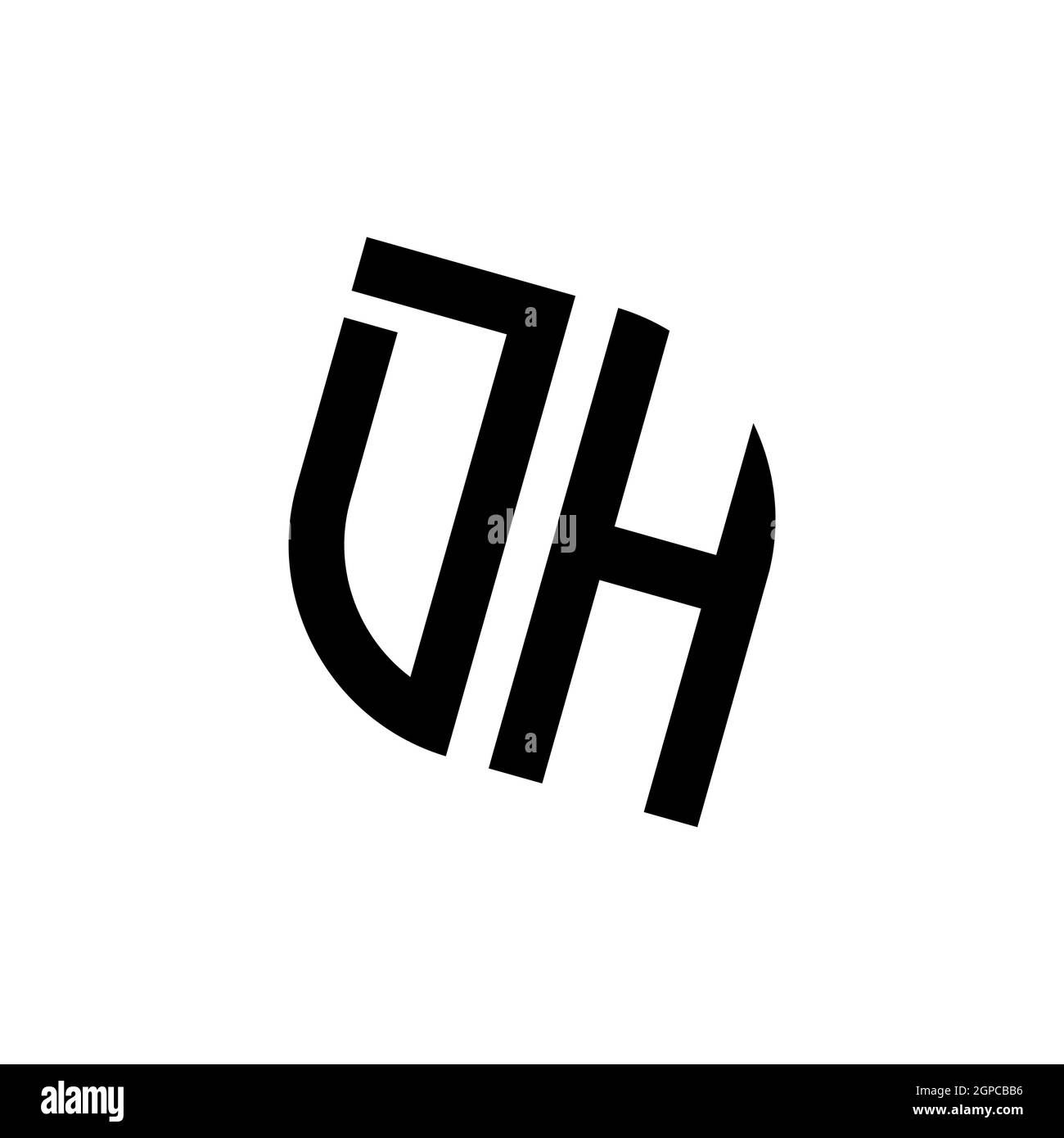 DE logo with golden diamond shape style vector, monogram geometric ...