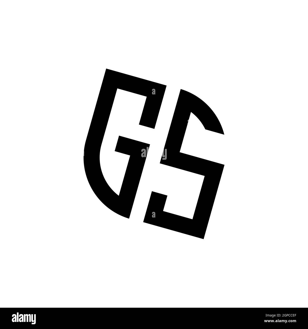 GL logo with golden diamond shape style vector, monogram geometric golden shape style isolated in black background Stock Vector