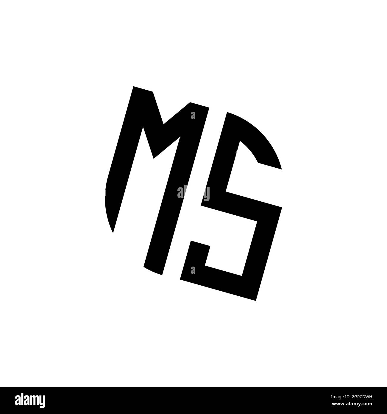 MG logo with golden diamond shape style vector, monogram geometric golden shape style isolated in black background Stock Vector