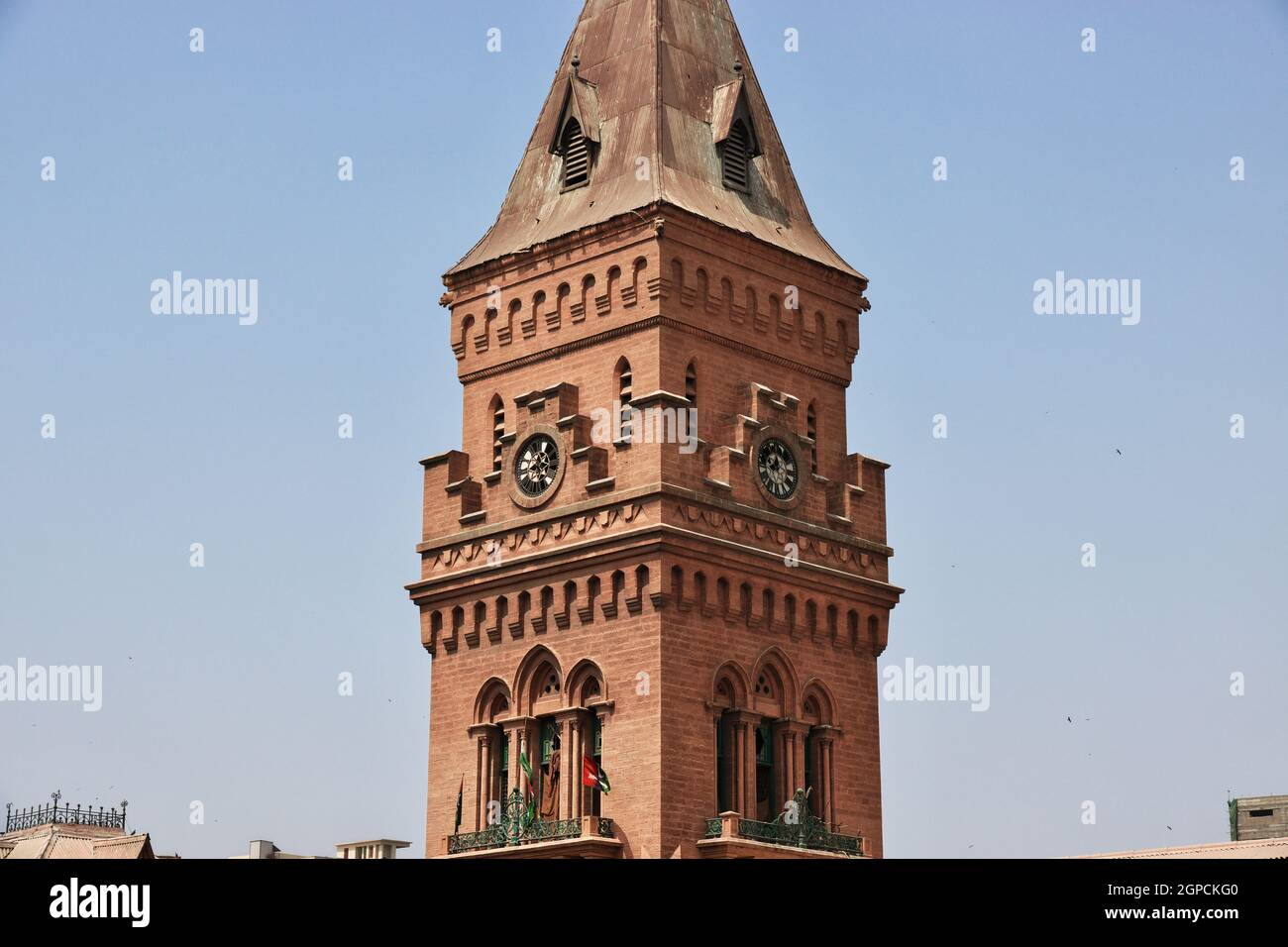 The Empress Market, local market in Karachi city, Pakistan Stock Photo