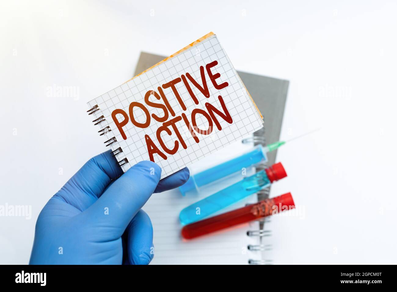 Hand writing sign Positive Action. Conceptual photo doing good attitude ...