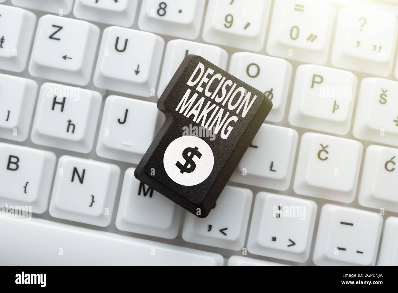 Sign displaying Decision Making. Internet Concept The act of deciding ...