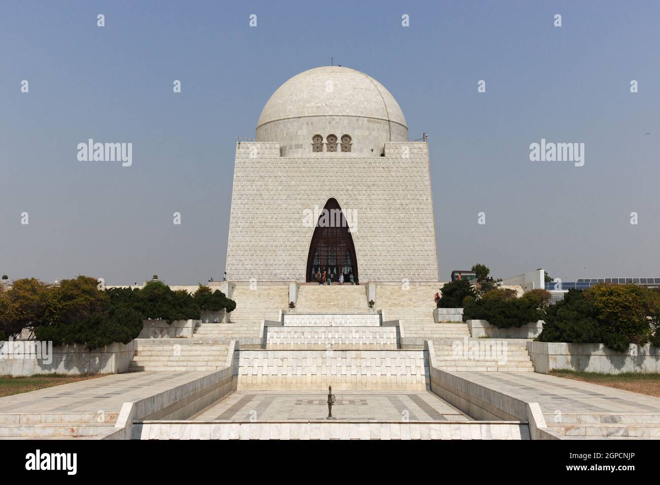 Mazar E Quaid, Jinnah Mausoleum, the tomb in Karachi, Pakistan Stock ...