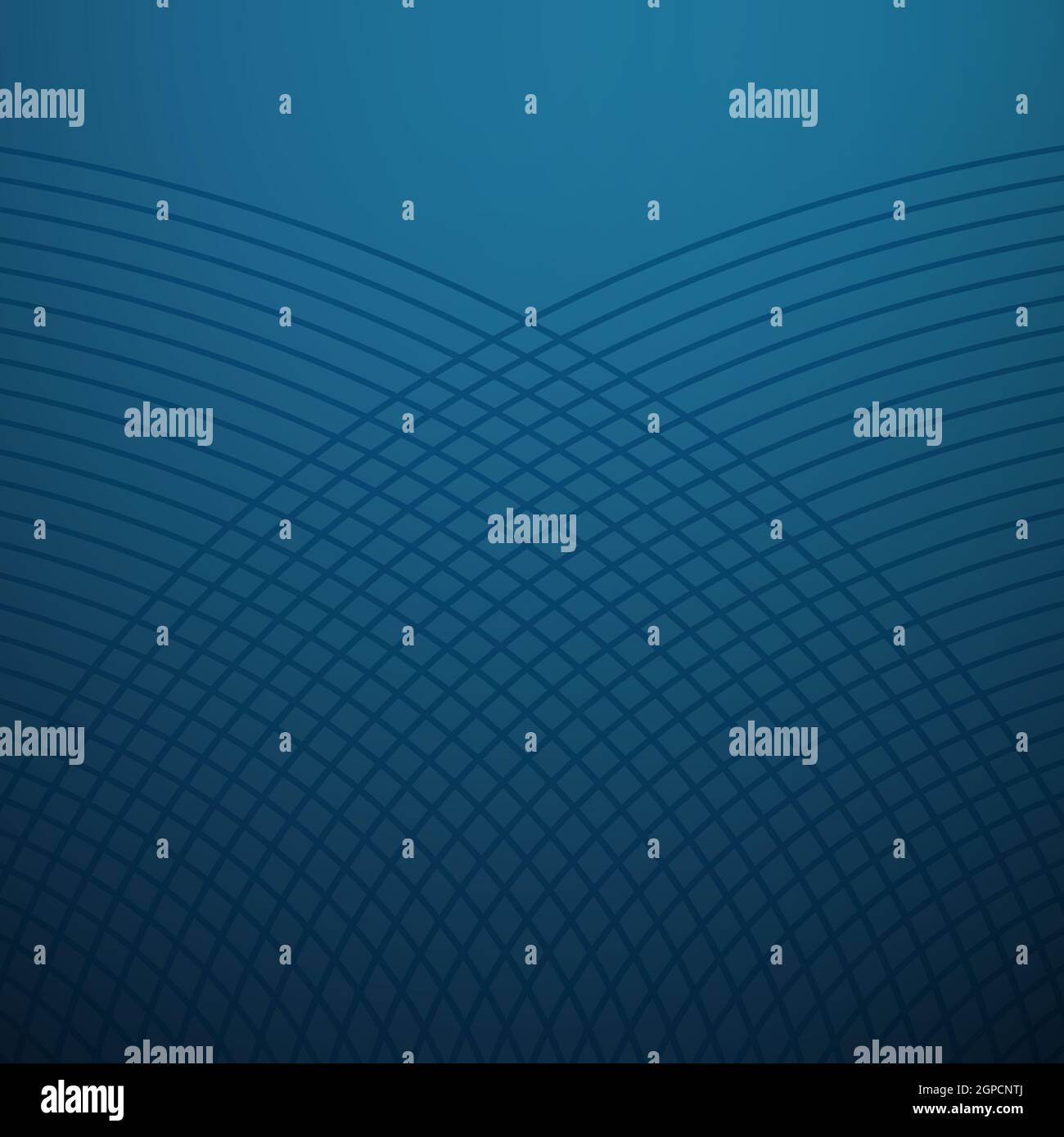 Abstract dark blue background, many curved lines - Vector illustration ...