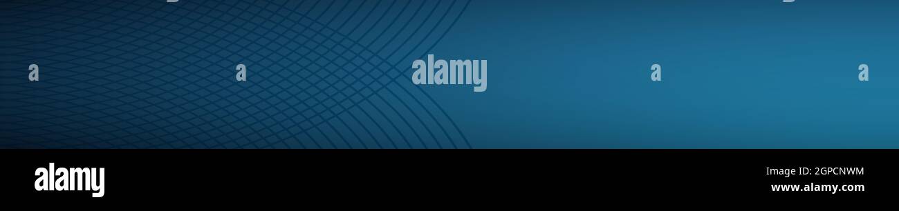 Abstract dark blue background, many curved lines - Vector illustration ...