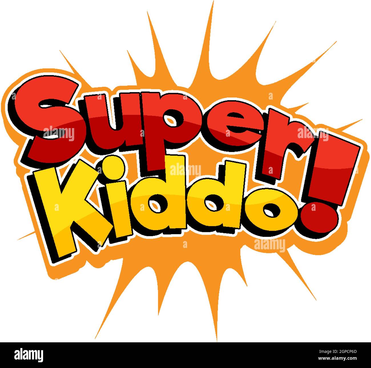 Super Kiddo logo text design illustration Stock Vector Image & Art - Alamy