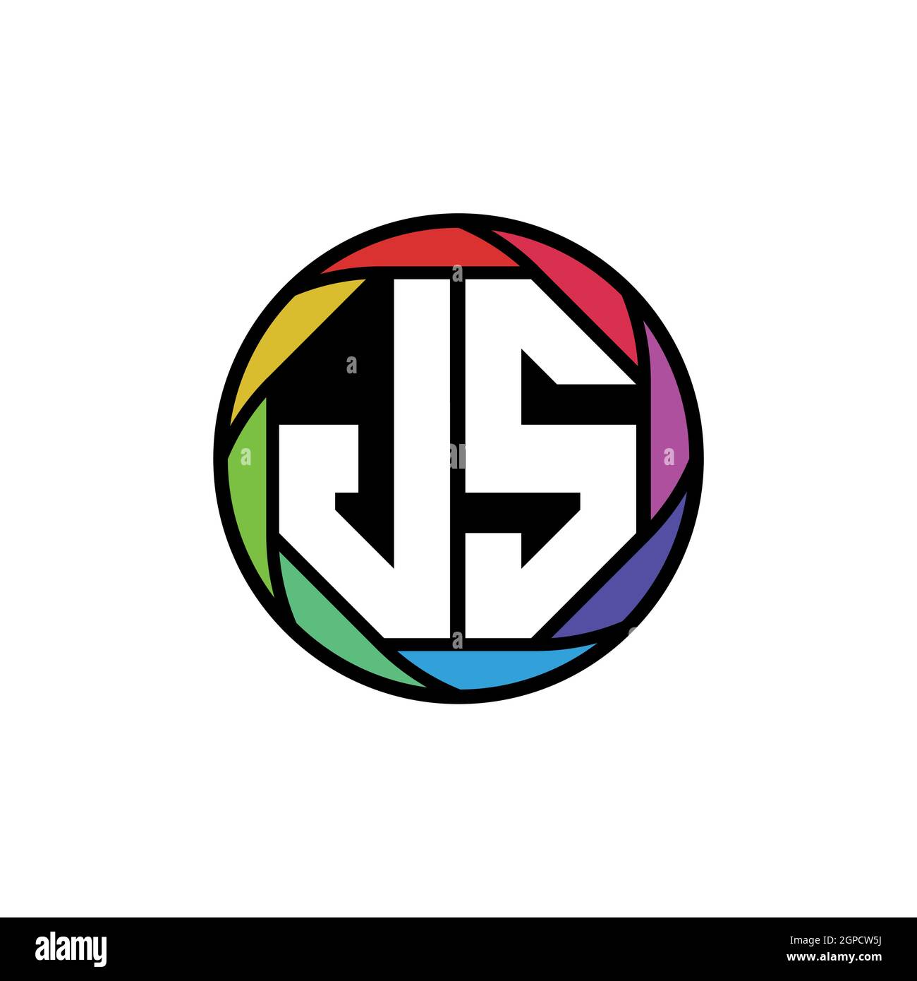 Letter js logo Stock Vector Images - Alamy