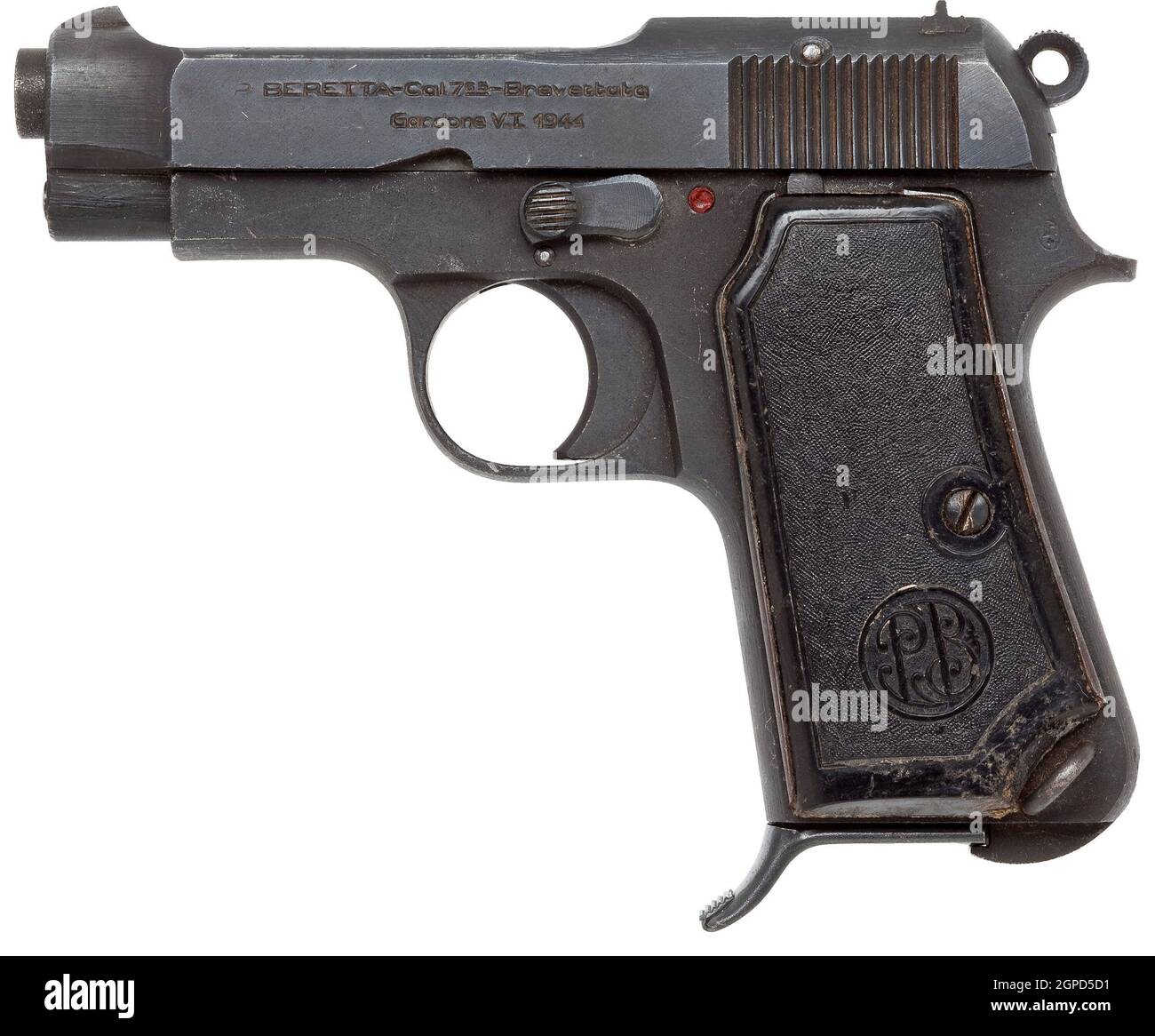 Beretta Model 1935 Semi-Automatic Pistol Stock Photo