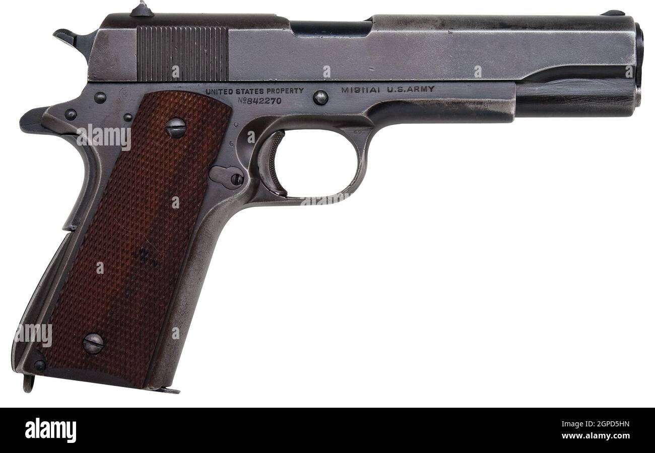 1911 .45 ACP M1911 45 Automatic Pistol US Army Decal vinyl sticker 6" long
