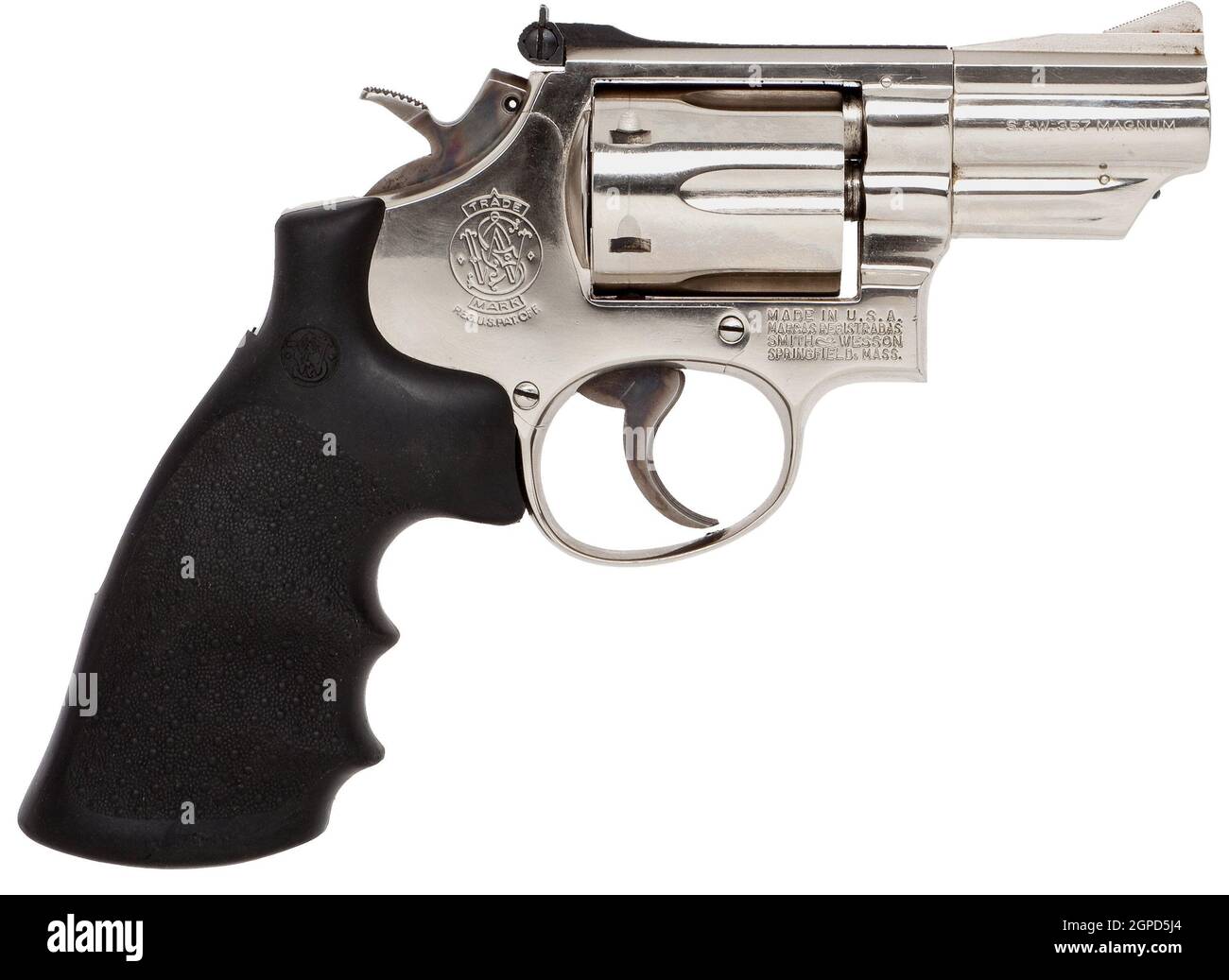 Smith & Wesson Model 19-3 Double Action Revolver Stock Photo