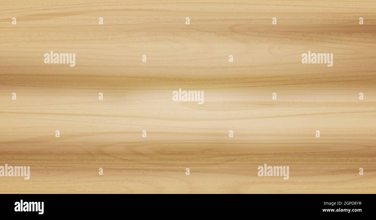 Realistic light wood pattern texture, background - Vector illustration ...