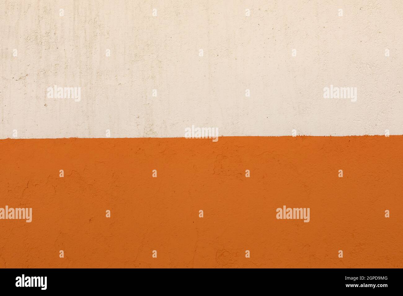 Outer wall with two types of paint for use wallpaper Stock Photo Alamy