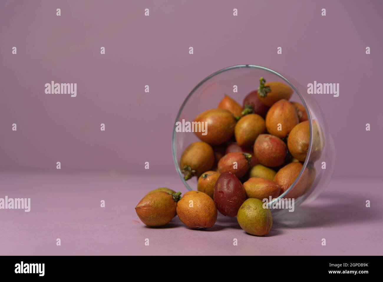 Caferana Fruits Bunchosia Armeniaca In Natura Served In A Bowl On A Pink Background Native Plant From Brazil Fruits Of Medicinal Trees Exotic Fru Stock Photo Alamy