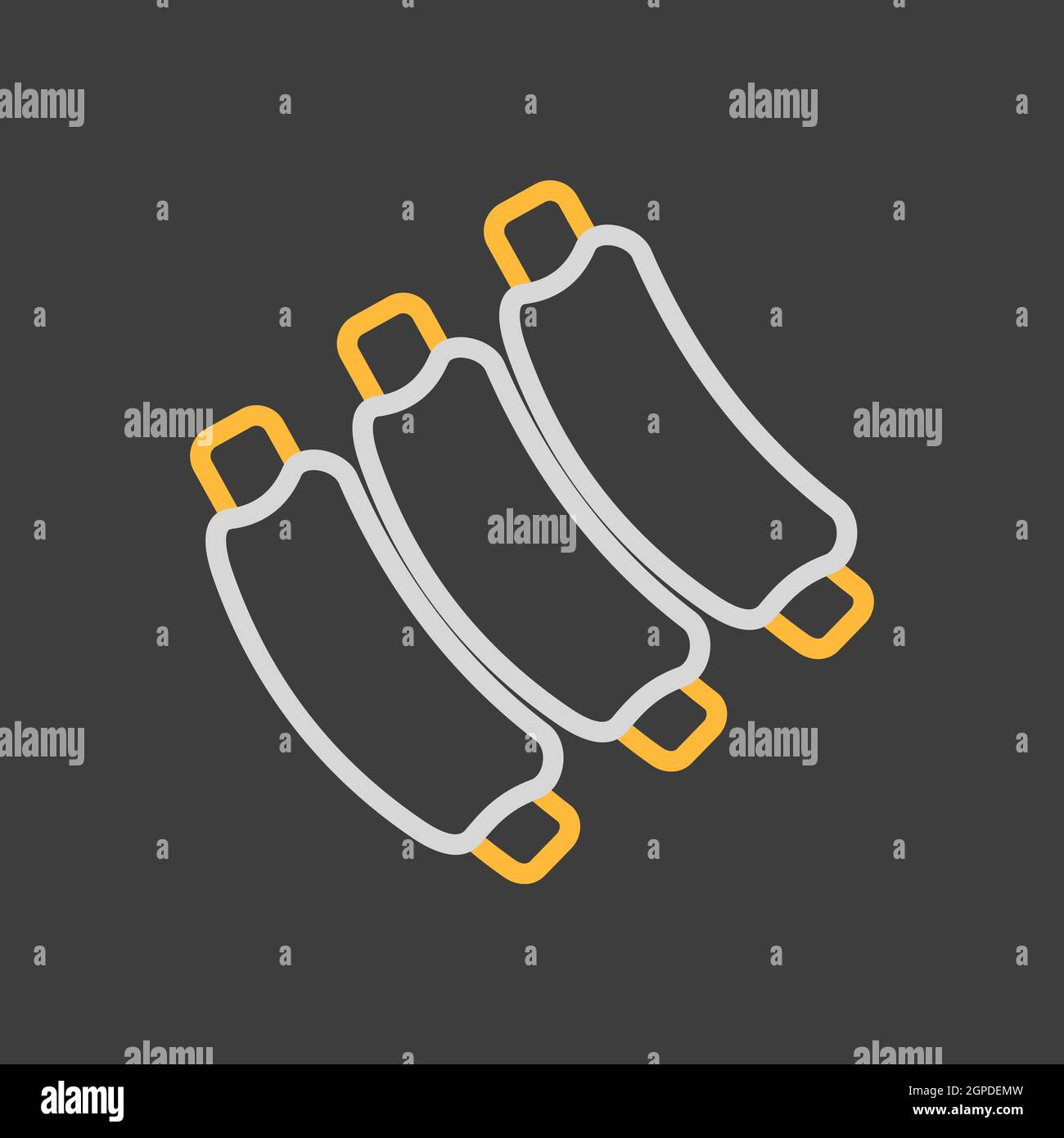 Ribs food meat icon. Farm animal sign. Graph symbol for your web site ...