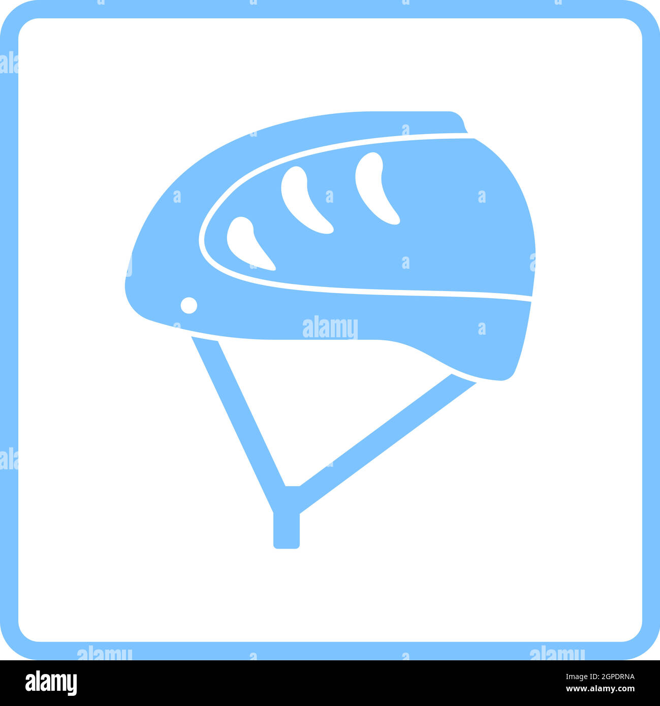 Climbing Helmet Icon Stock Vector