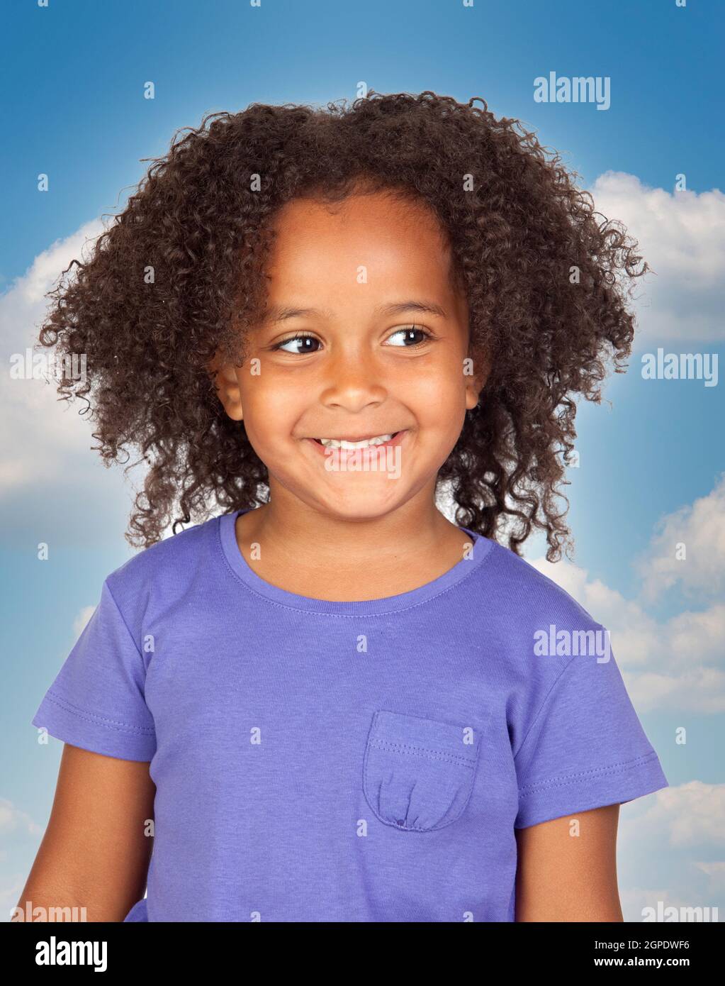 Beautiful African child with a beautiful smile Stock Photo Alamy