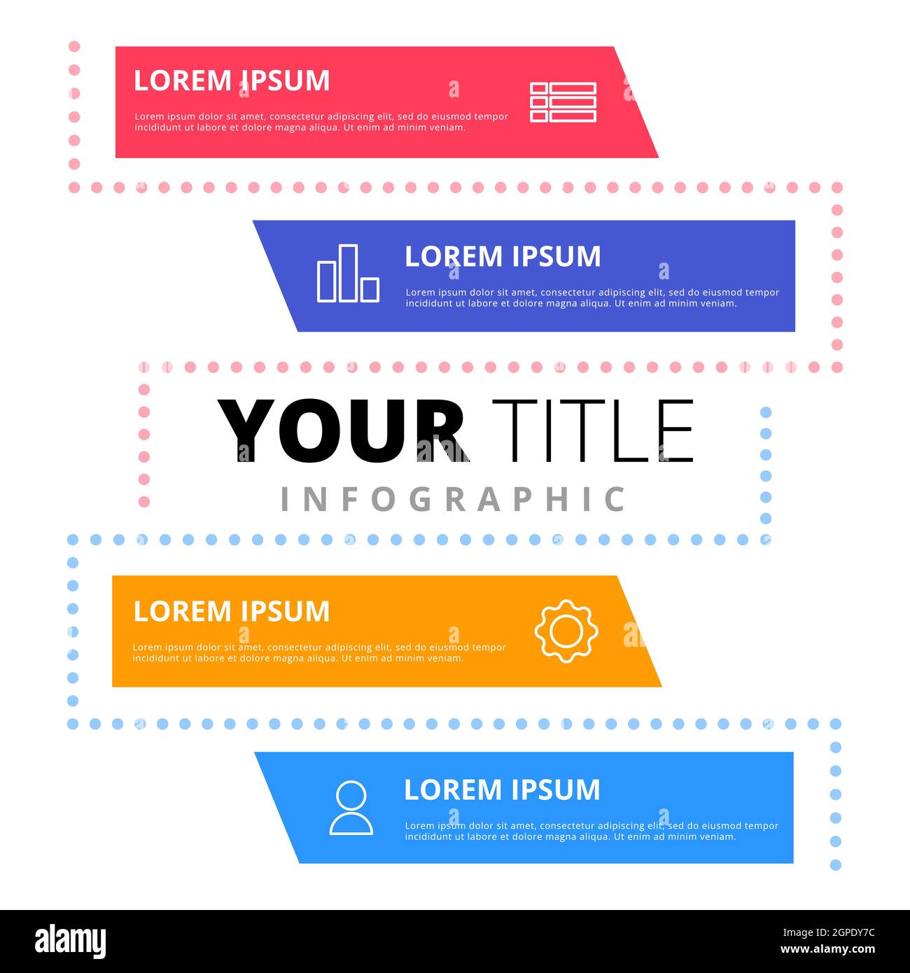 Creative Diagram Report Business Plan Concept Infographic Element Template Stock Vector