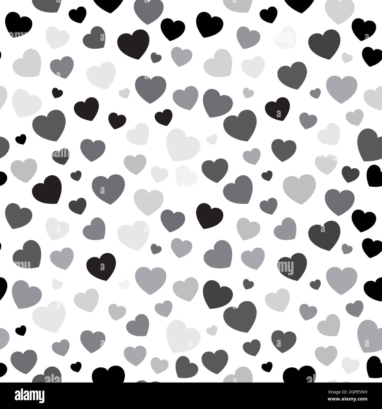 Heart pattern. Love seamless repeating tile for valentine background. Black  shape with decorative design great for romance wrapper design Stock Vector  Image & Art - Alamy