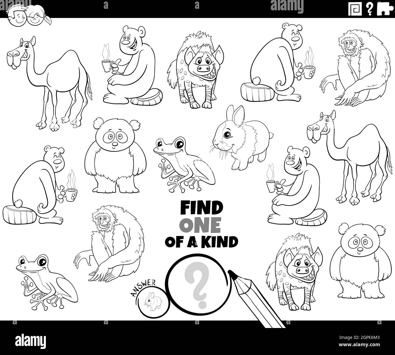 Cute Stuff Coloring Book, Adorable Illustration, designs for Kids