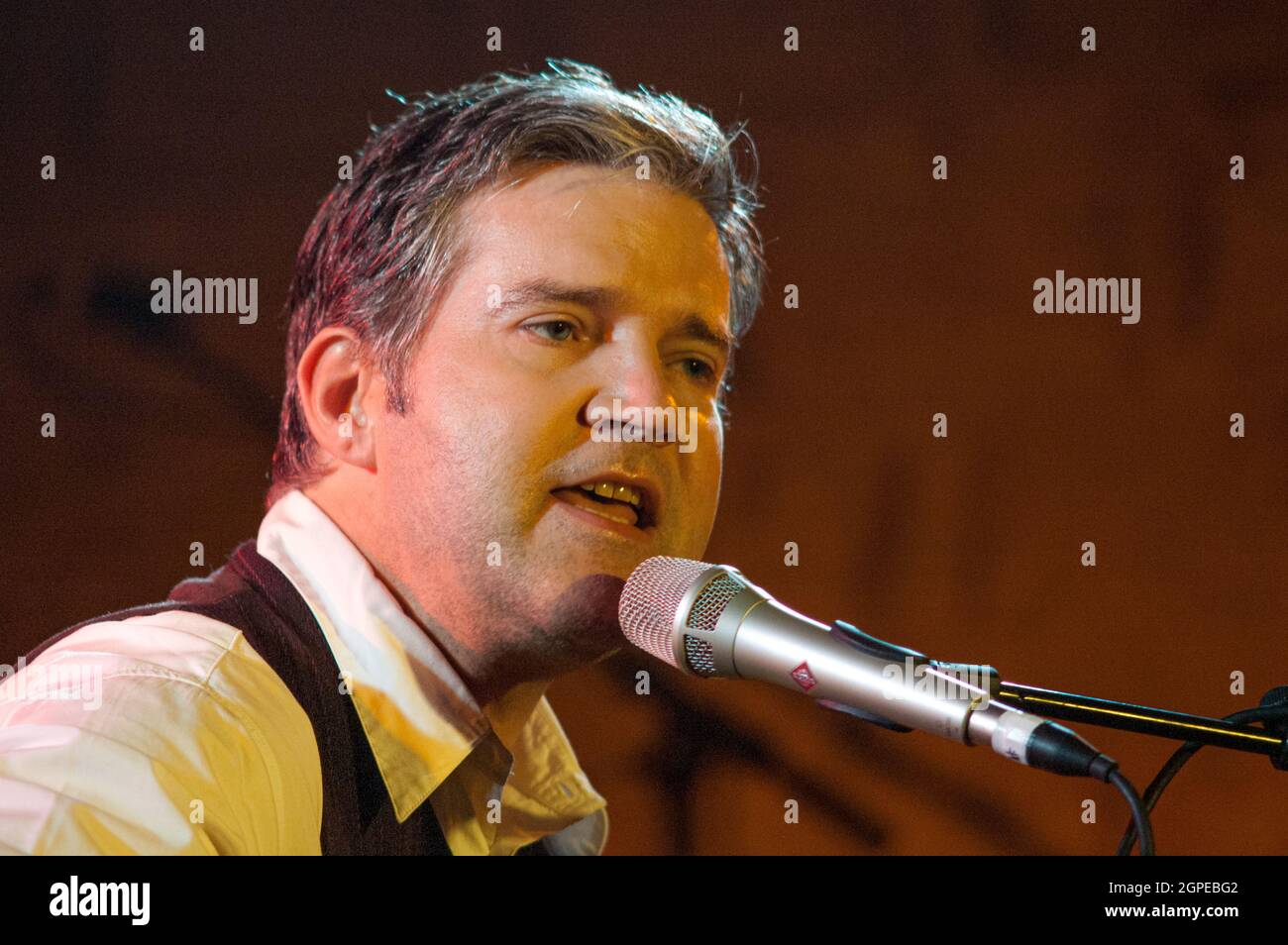 English Musician and Singer Lloyd Cole performing at the National Arts Festival, Grahamstown, Eastern Cape Province, South Africa, 07 July 2006. Stock Photo