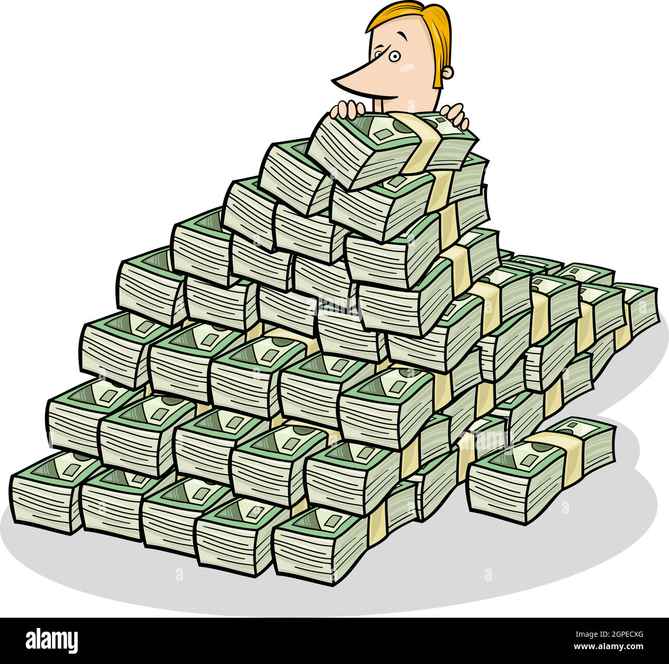 Big money cartoon hi-res stock photography and images - Alamy