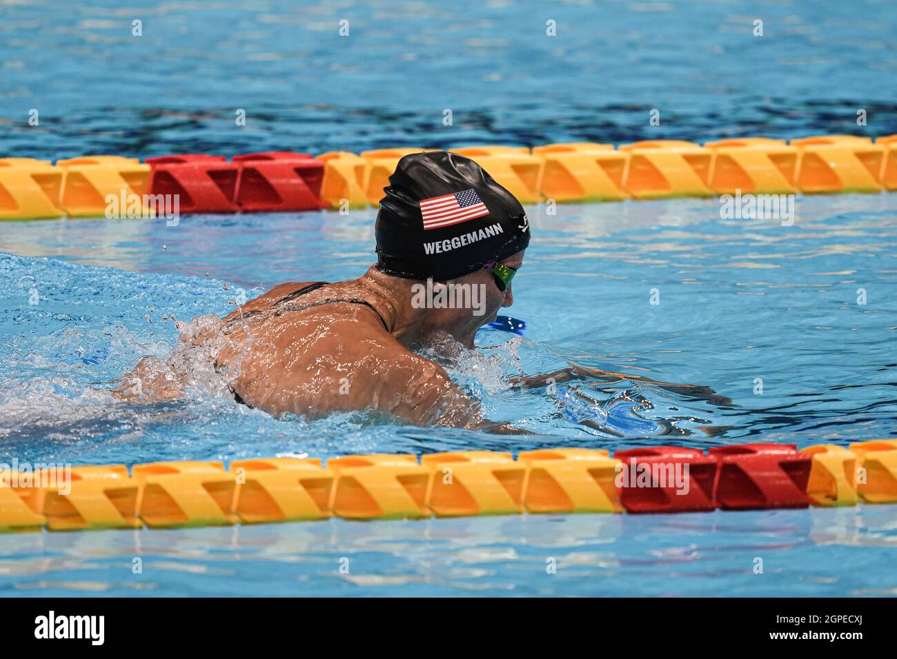 Tokyo, Japan, August 28th 2021, Tokyo 2020 Paralympic games. Swimming pool session. Mallory Weggemann Stock Photo