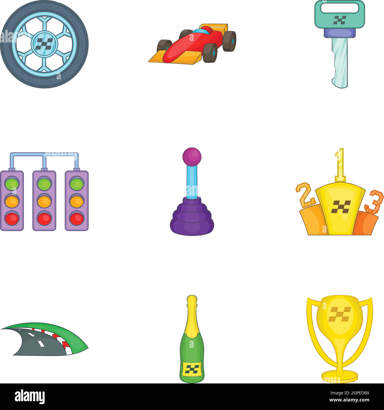 Racer's view Stock Vector Images - Alamy