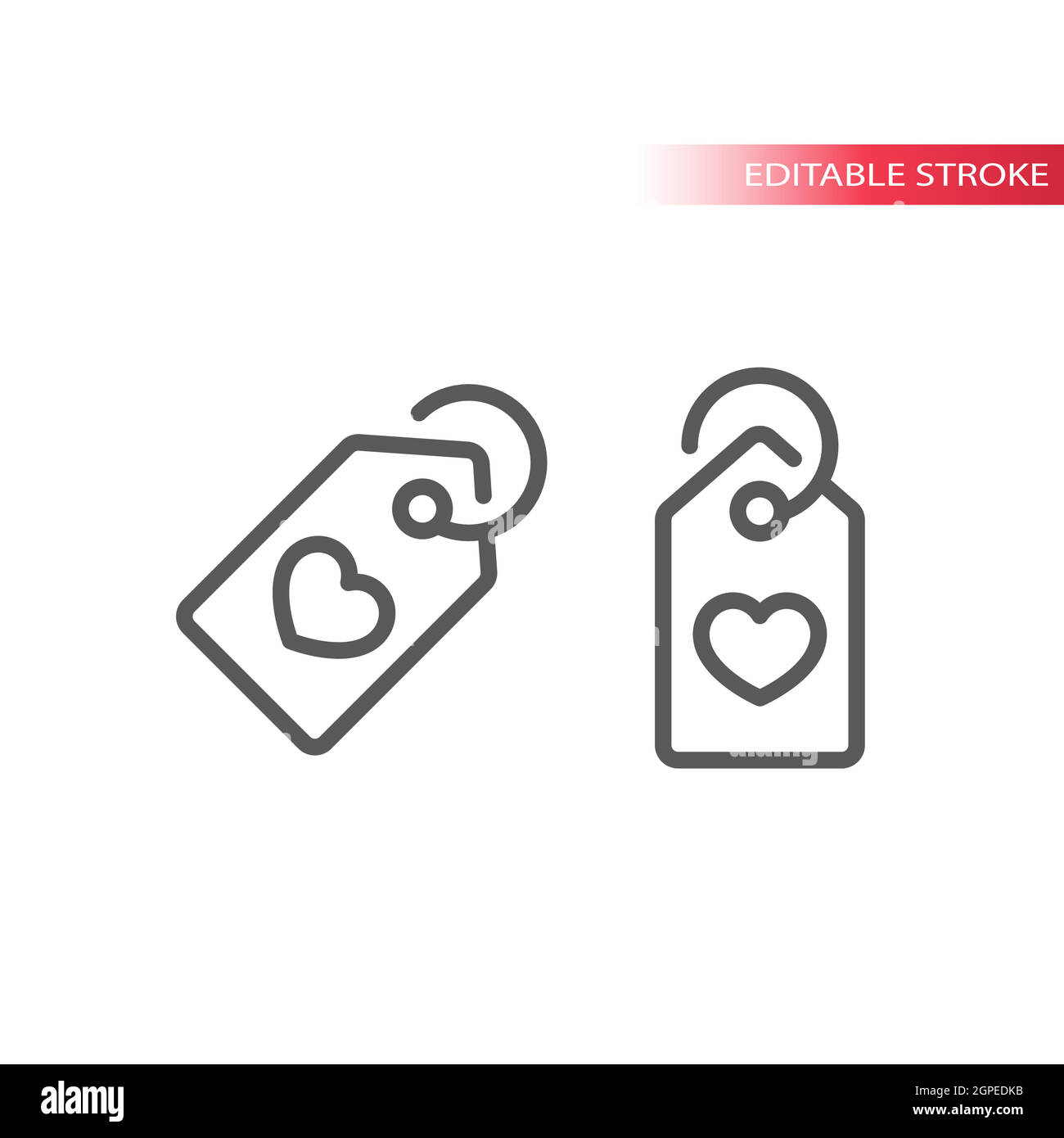 Price tag outline Stock Vector Images Alamy