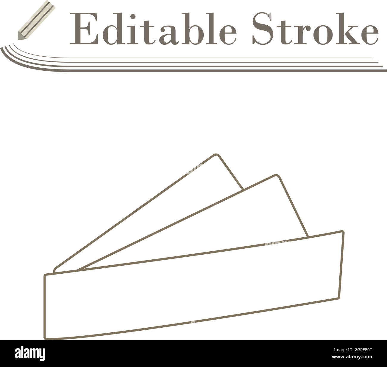 Business Handkerchief Icon Stock Vector