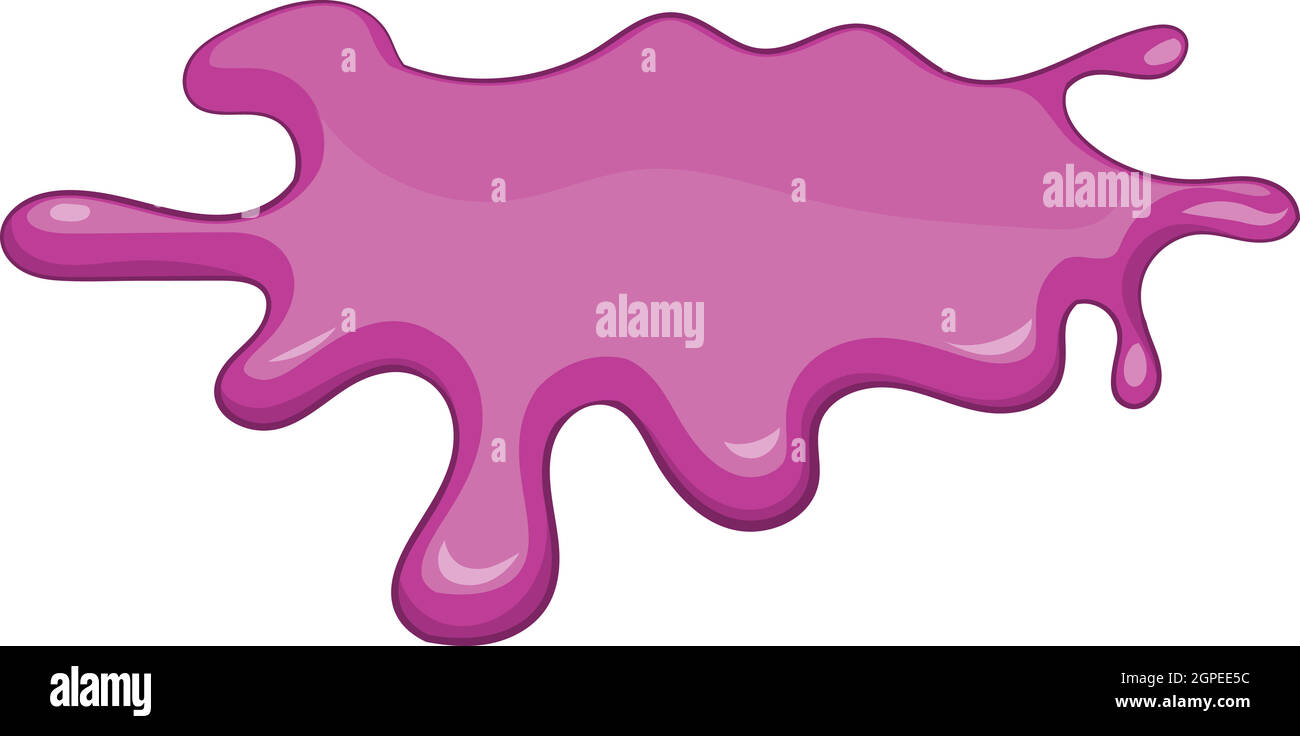 Splash blot icon, cartoon style Stock Vector