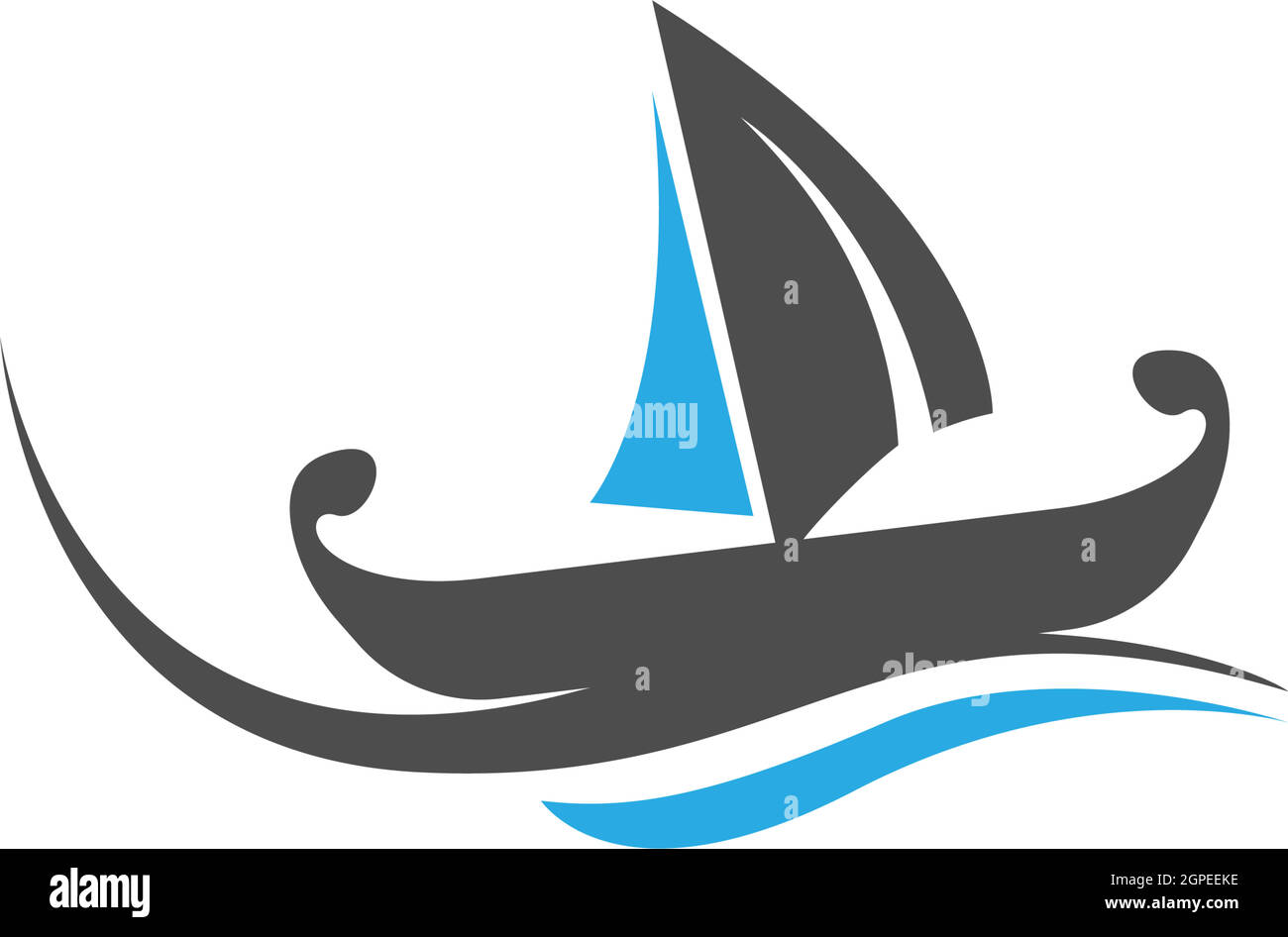 Cruise ship logo icon design template vector Stock Vector Image & Art ...