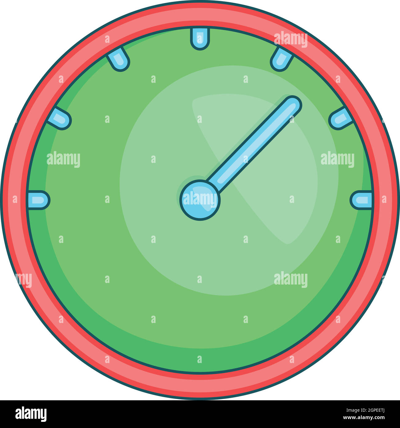 Green speedometer icon, cartoon style Stock Vector Image & Art Alamy