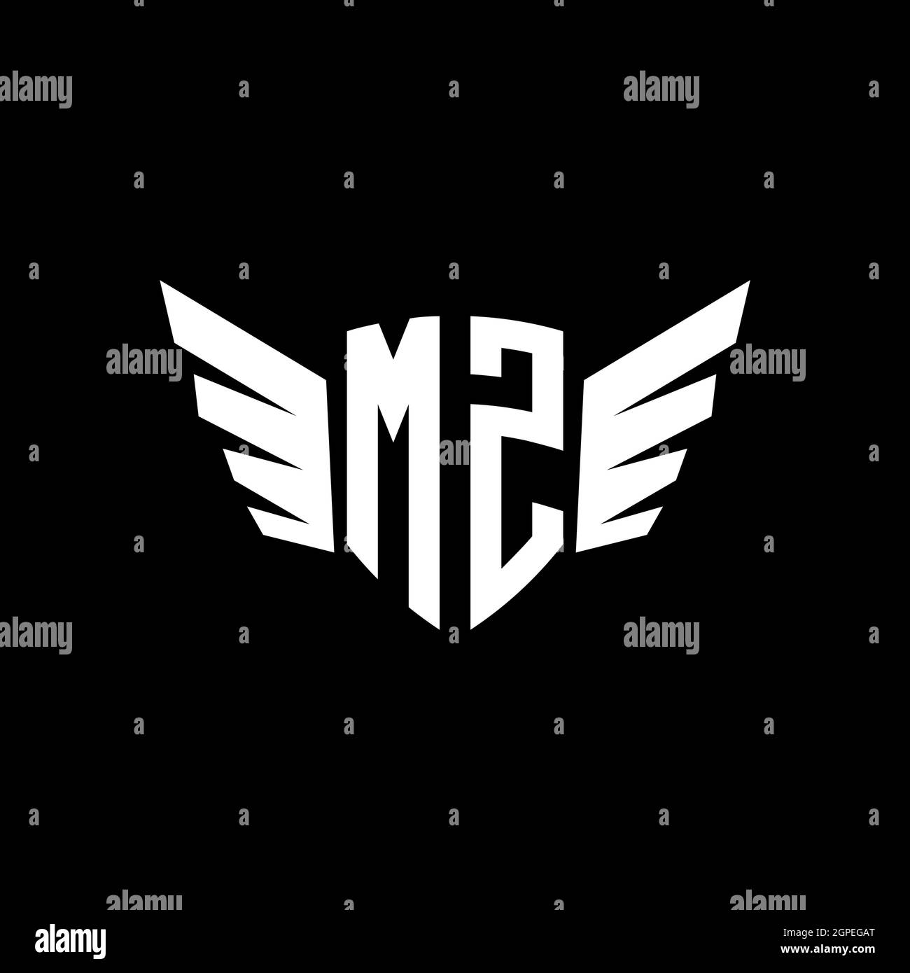 KY Monogram geometric shape style template. Monogram initial design vector isolated on white background Stock Vector