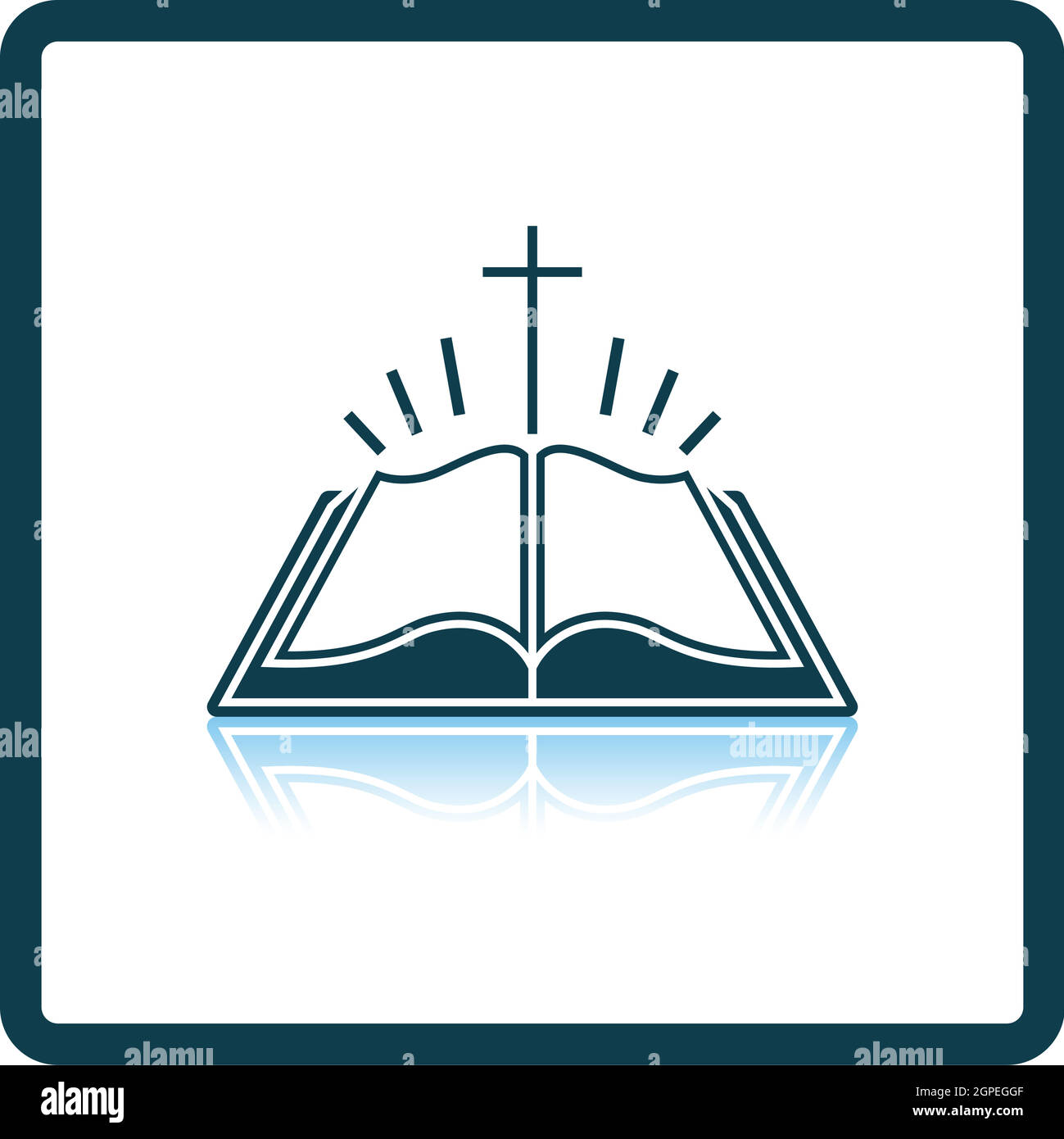 Holly Bible Icon Stock Vector