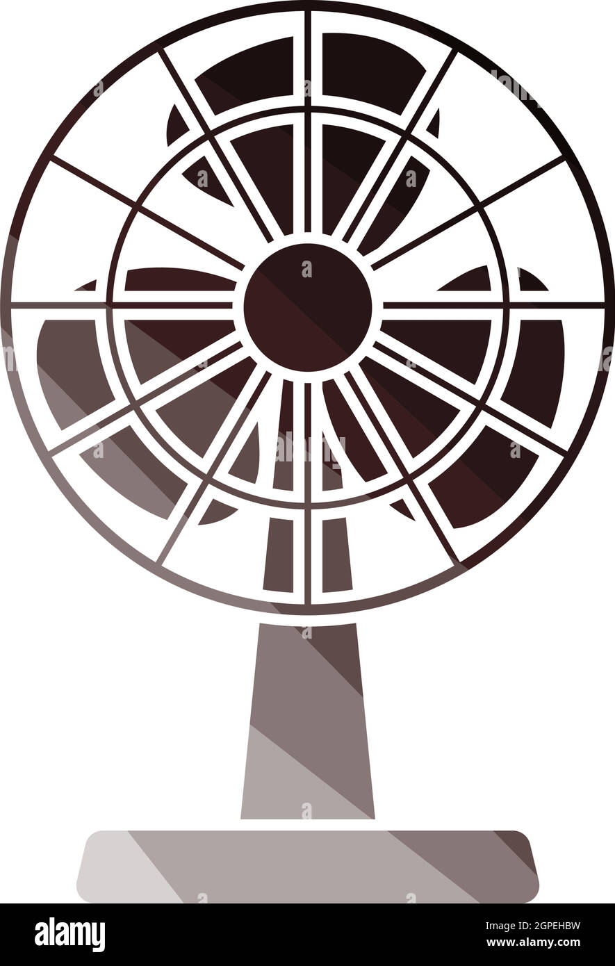 Electric Fan Icon Stock Vector Image & Art Alamy