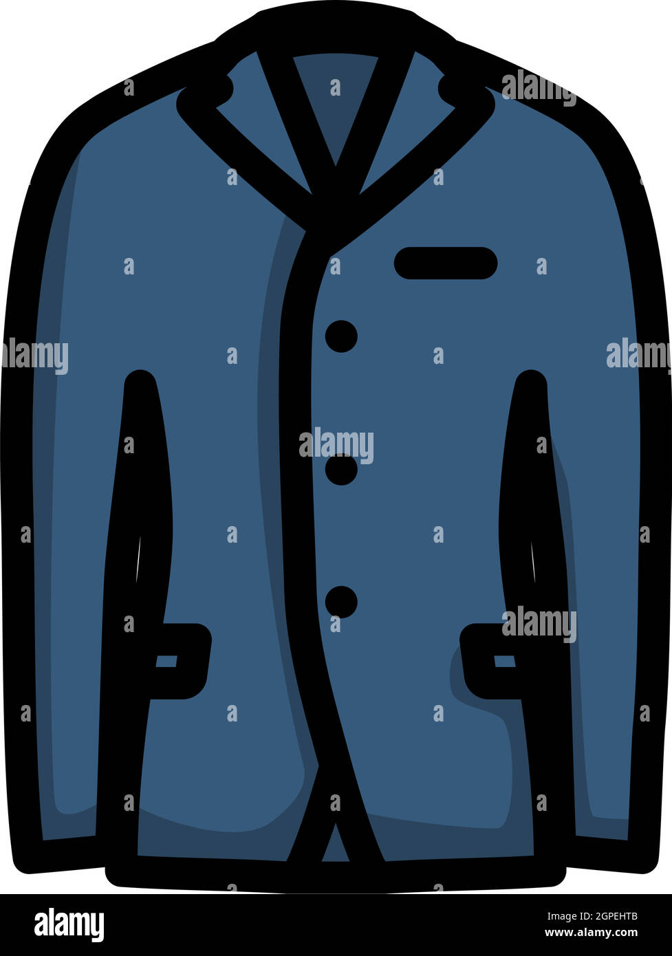 Business Suit Icon Stock Vector