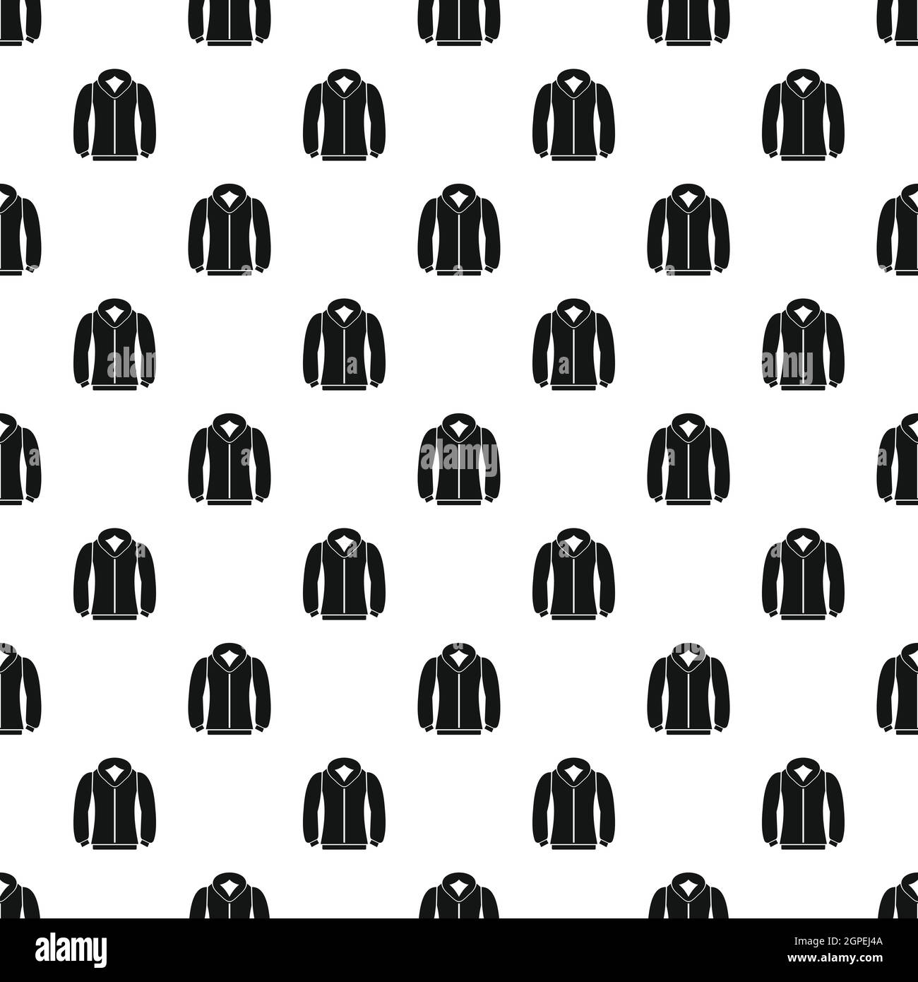 Sweatshirt pattern, simple style Stock Vector