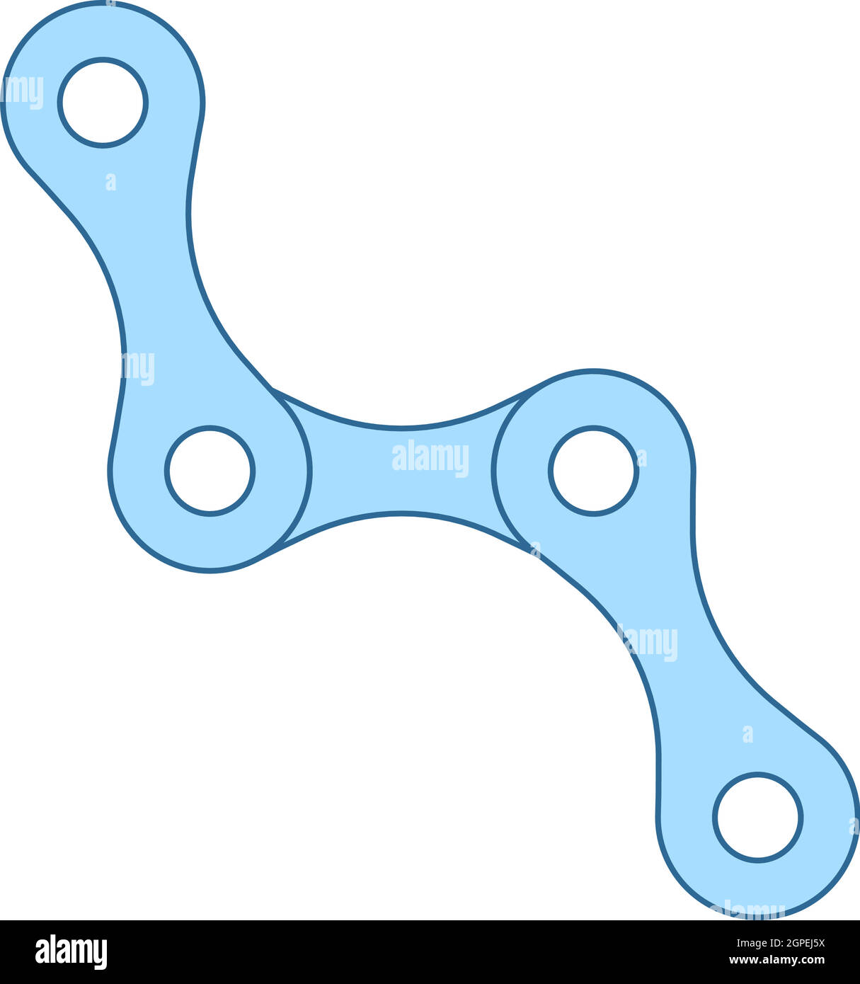 Bike Chain Icon Stock Vector