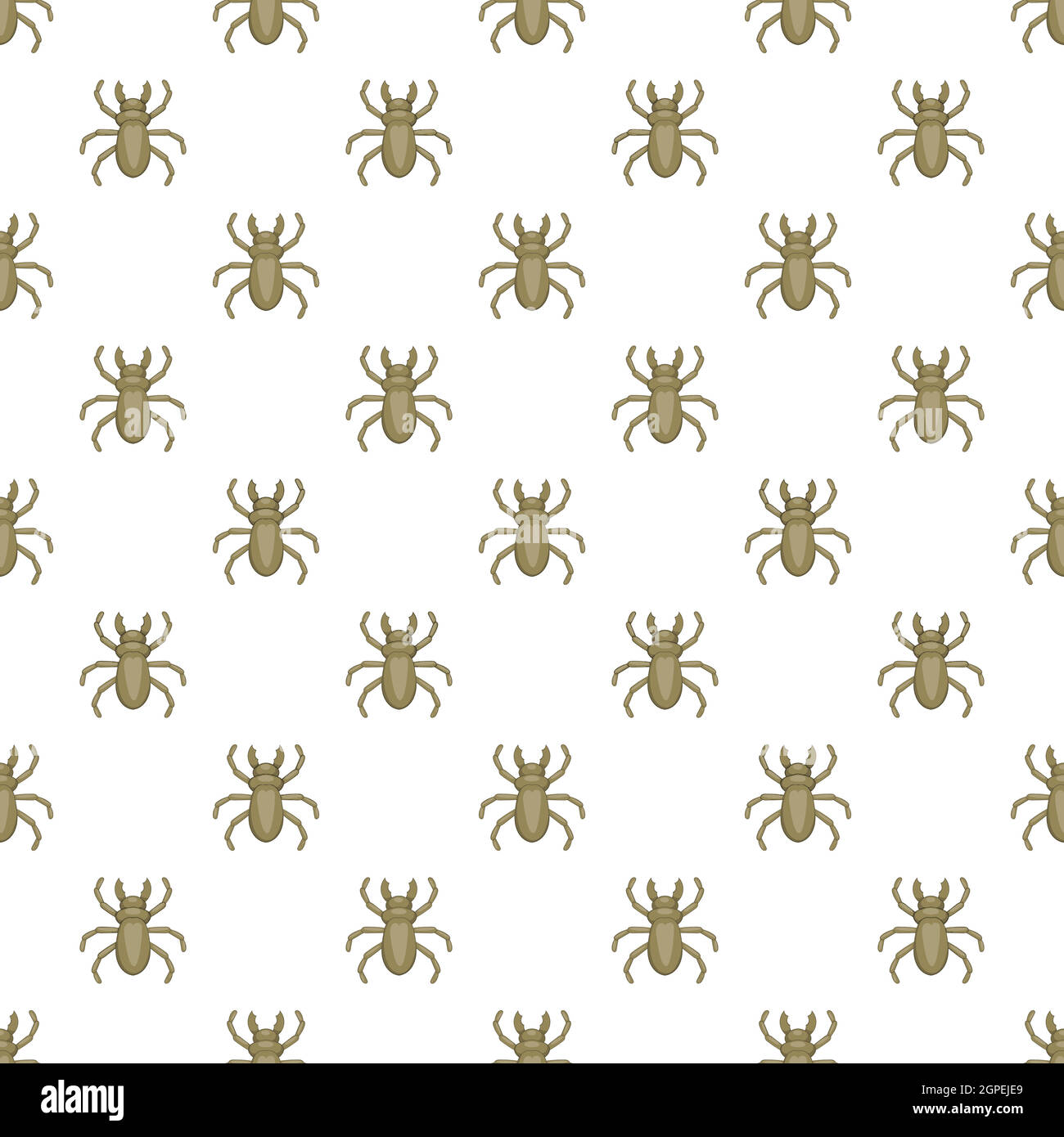 Louse pattern, cartoon style Stock Vector