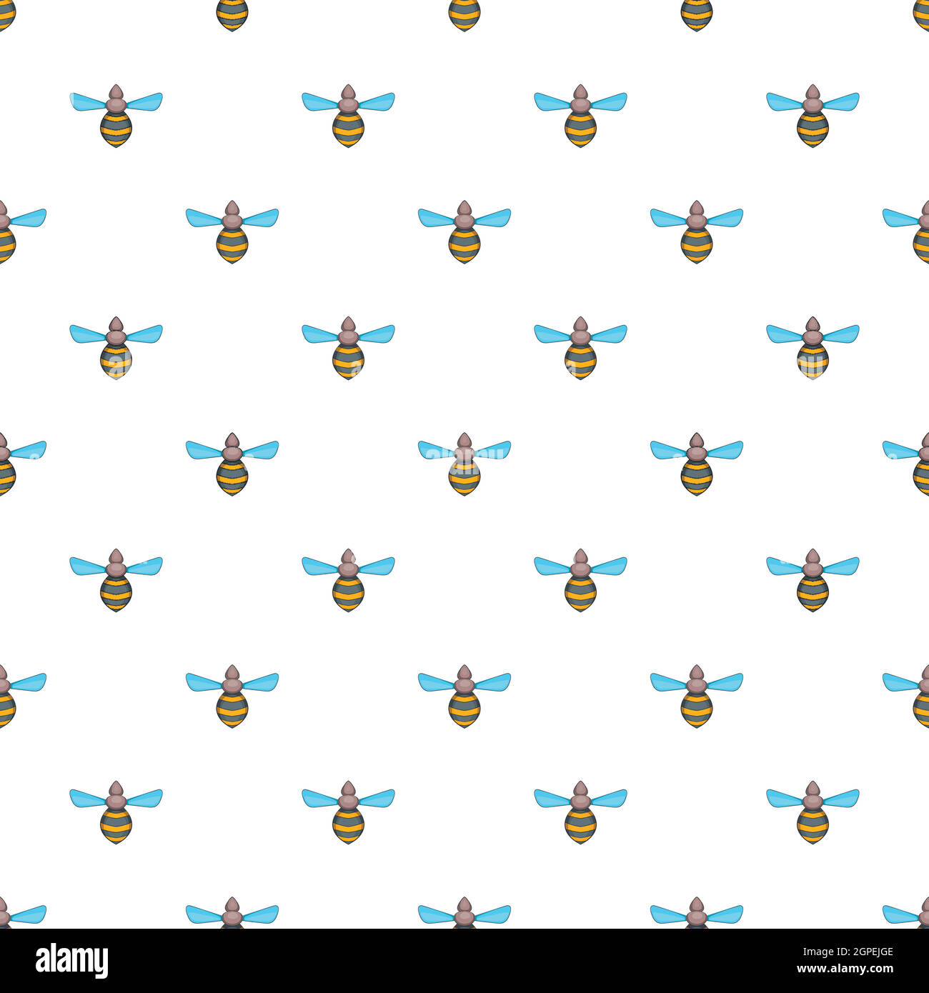 Wasp pattern, cartoon style Stock Vector Image & Art - Alamy