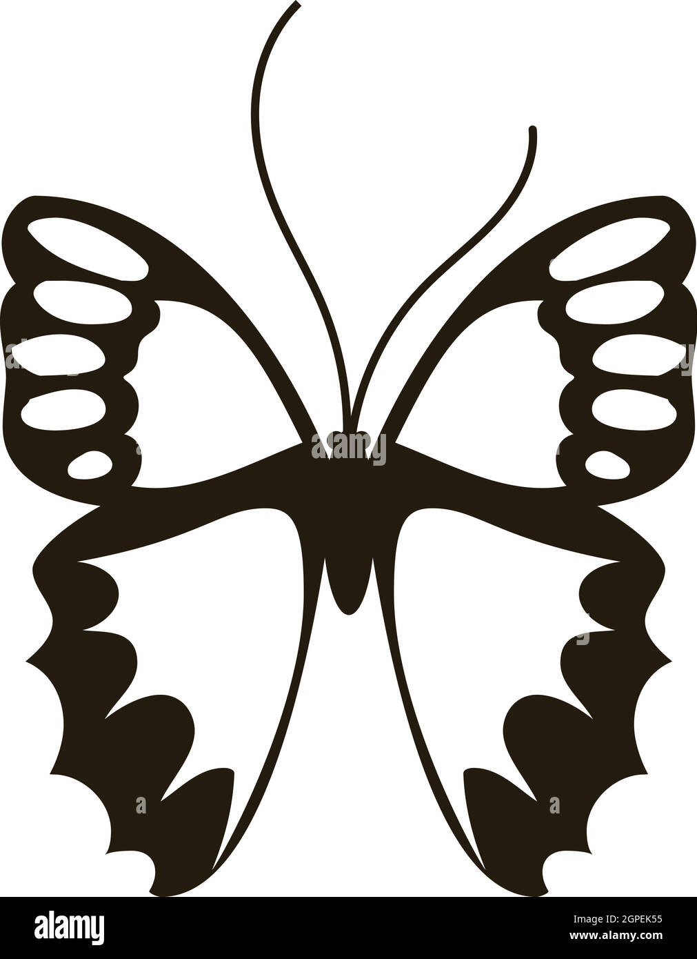 Nice Butterfly Icon Simple Style Stock Vector Image And Art Alamy