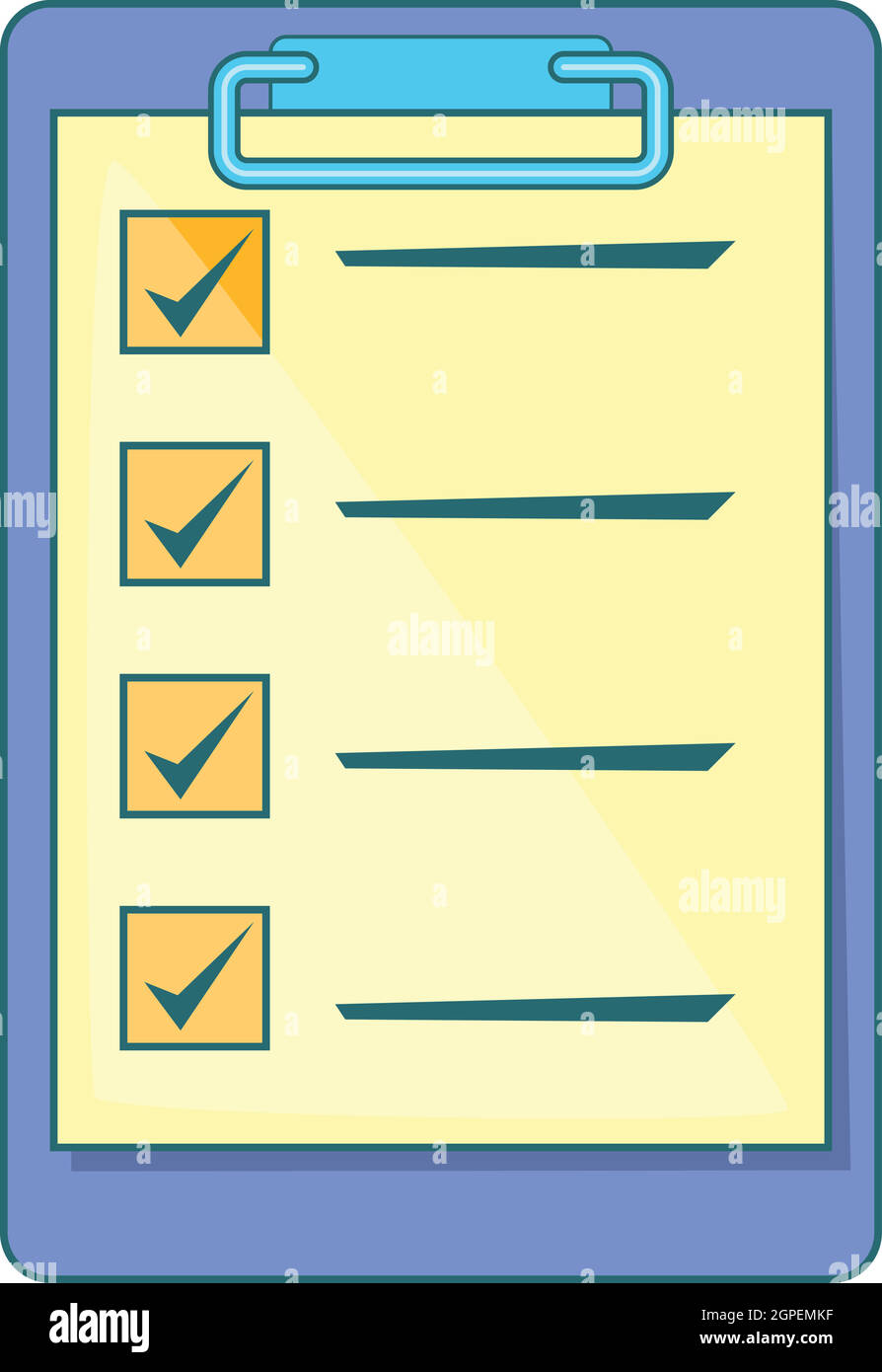 Clipboard with cross check cartoon character bring information board  22530330 Vector Art at Vecteezy
