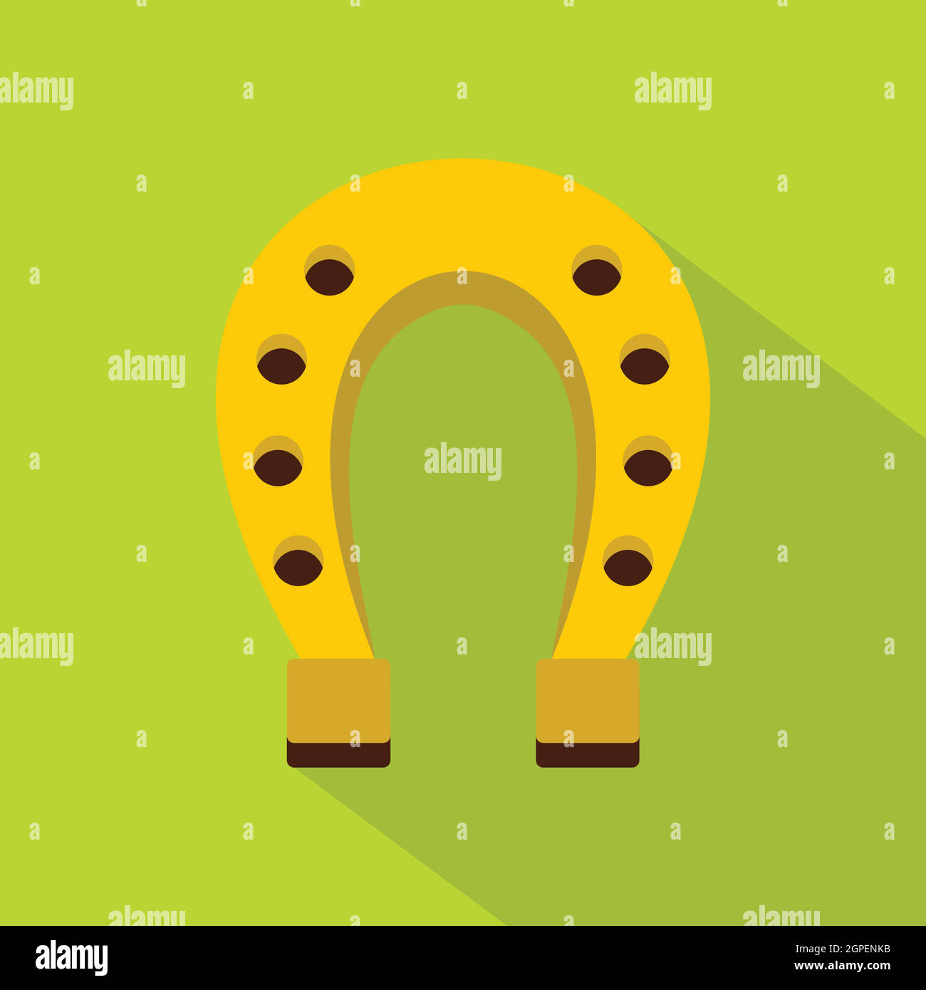 Lucky horseshoe isolated Stock Vector Images - Alamy