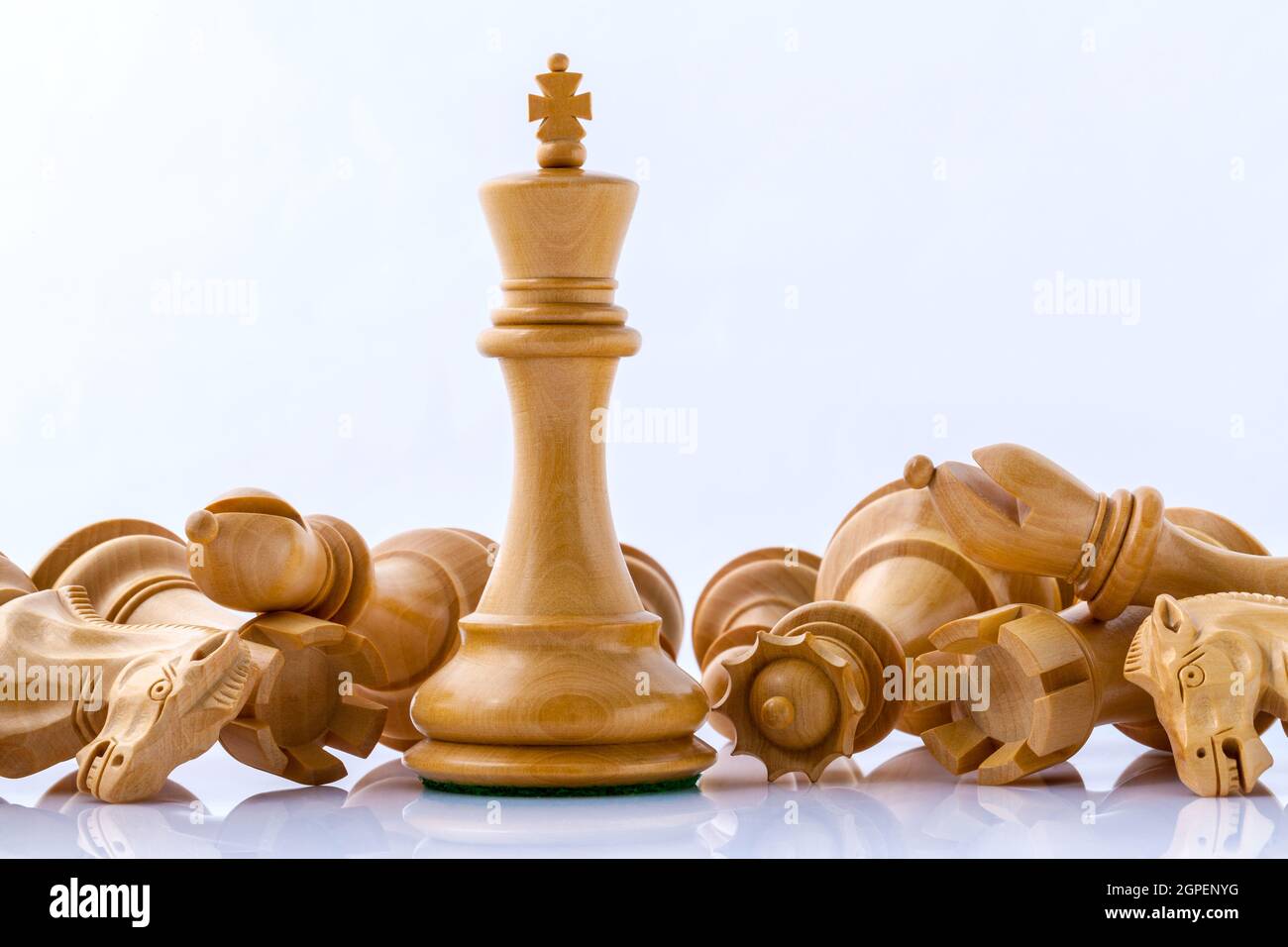Chess concept save the king and save the strategy Stock Photo - Alamy